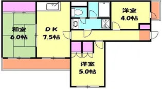 メゾン戸張【1階】の間取り