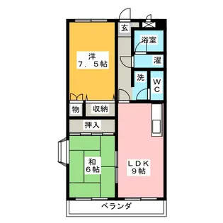 メゾン・ド・セピア【2階】の間取り