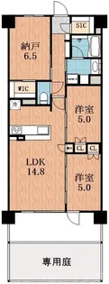 大阪府堺市堺区中三国ヶ丘町6【マンション】の間取り