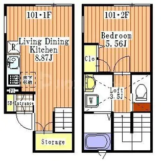 ETERNAL koi-wa【1階】の間取り