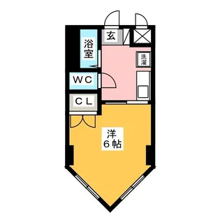 アベニュー三田【1階】の間取り