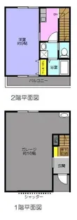 Hideaway432【2階】の間取り
