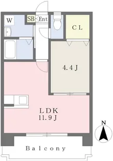 ステージア本荘【10階】の間取り