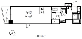 アスヴェルみなと元町オーシャンフロント【2階】の間取り