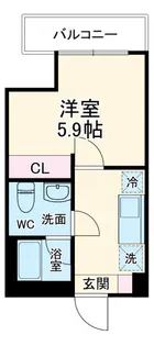カインドネス横浜根岸【3階】の間取り