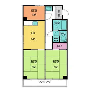 ふじマンション【3階】の間取り