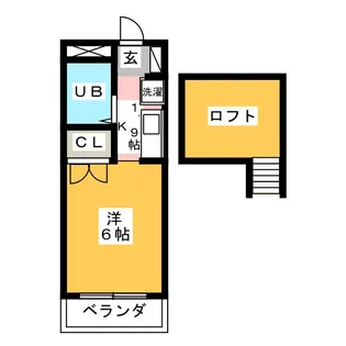 エンゼルパレス【2階】の間取り