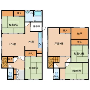 北海道函館市時任町【一戸建】の間取り