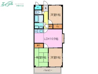 中川ファーストマンションIII【2階】の間取り