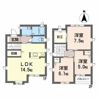 ツインヒルズの間取り