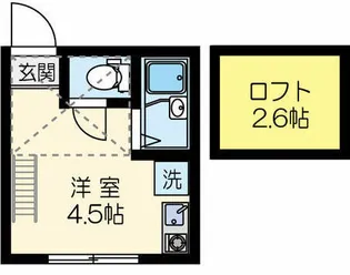 マーベラス国分寺本多【1階】の間取り