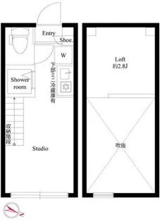 ハーモニーテラス西小岩V【2階】の間取り