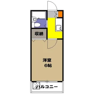 第一三菱荘【2階】の間取り