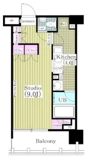 イグサージュ目黒【3階】の間取り