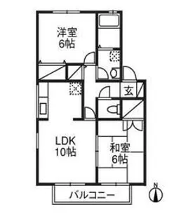 サンモールKI【2階】の間取り