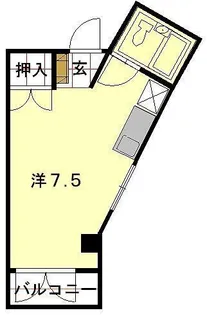 LIVEX ONE【4階】の間取り