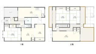 岐阜県岐阜市忠節町5【一戸建】の間取り