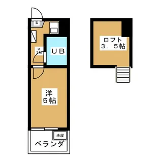 東京都世田谷区北沢3【アパート】の間取り