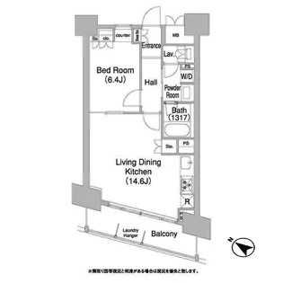 東京都港区海岸3【マンション】の間取り