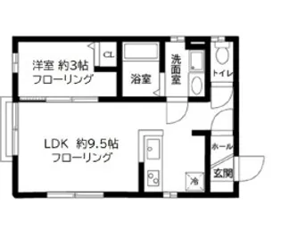 東京都墨田区東向島2【アパート】の間取り