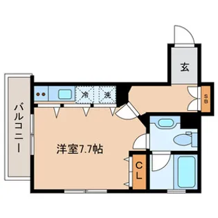 東京都世田谷区北沢4【マンション】の間取り