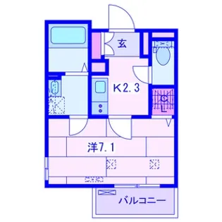 Le lis blanc I【2階】の間取り