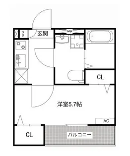 埼玉県新座市大和田1【アパート】の間取り