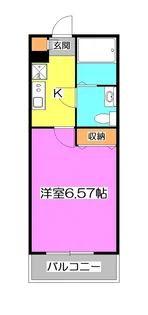 東京都清瀬市野塩4【アパート】の間取り
