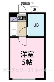 第一トミンハウス【1階】の間取り