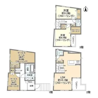 千葉県市川市相之川1【一戸建】の間取り