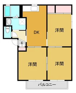 プログレ D【2階】の間取り