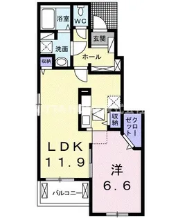 兵庫県丹波市氷上町新郷【アパート】の間取り