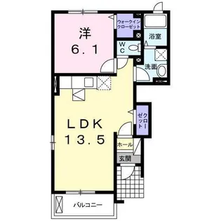 ヴィラソレイユ【1階】の間取り