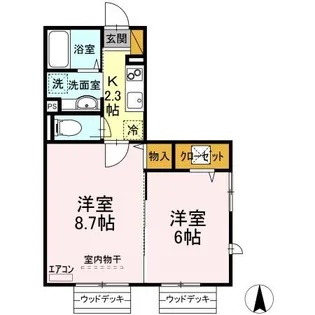 ラ フレーズ【1階】の間取り