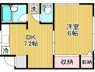 東京都練馬区貫井4【アパート】の間取り
