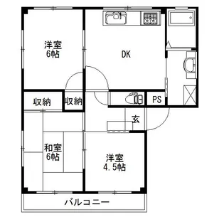 ファミリーハイツの間取り