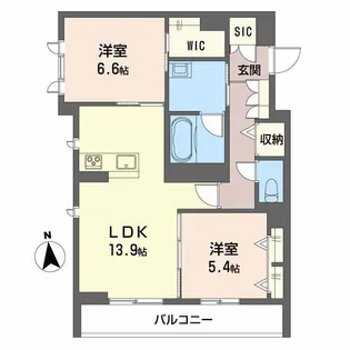 パークレジデンス香久池【2階】の間取り