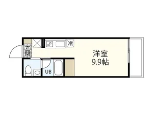 ヴィラ リヴィエールIII【3階】の間取り