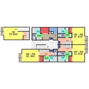 レガーロ桜町【1階】の間取り