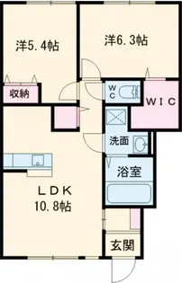 大阪府羽曳野市桃山台4【アパート】の間取り