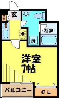 東京都府中市若松町3【マンション】の間取り