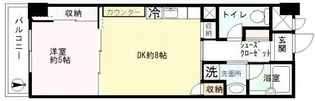 東京都新宿区西新宿6【マンション】の間取り