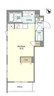 ASTILE西新宿II【3階】の間取り