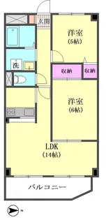 ル・フラン大森【6階】の間取り