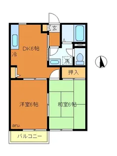 東京都杉並区堀ノ内2【アパート】の間取り