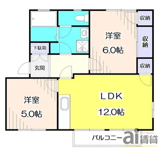 埼玉県新座市新堀1【アパート】の間取り