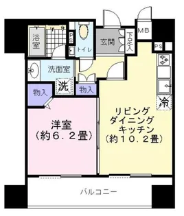 レフィール日本橋本町【3階】の間取り