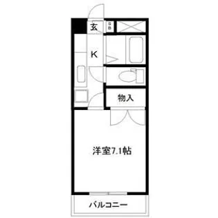 アリス川平第1【2階】の間取り