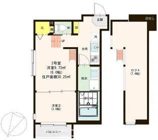 SayaReine Sugimoto【2階】の間取り