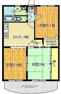 鹿児島県薩摩川内市平佐町【マンション】の間取り